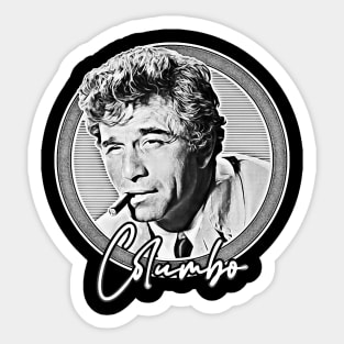 Columbo  Retro TV Fan Design Sticker